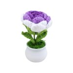 (Flor De Lana) Rosa De Una Sola Cabeza