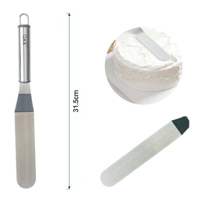 TXM29-8 Espatula mediana redonda con mango ovalado 31.5X3.5CM - Imagen 3