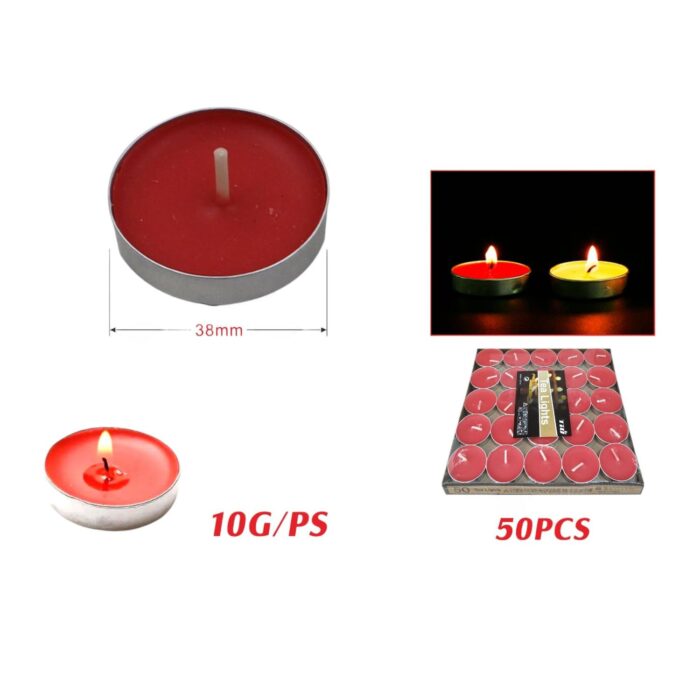 1050 Luz De T¨¦ 50Pcs Rojo - Imagen 2