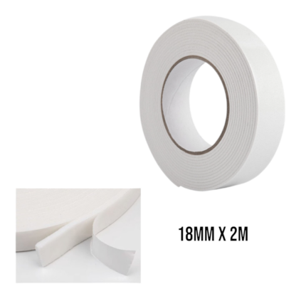 Cinta de espuma 1.8cm x 2m (grosor 2mm)