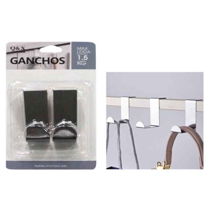 62337132 S-10421-T Gancho Adhesivo De Acero Inoxidable - Imagen 1