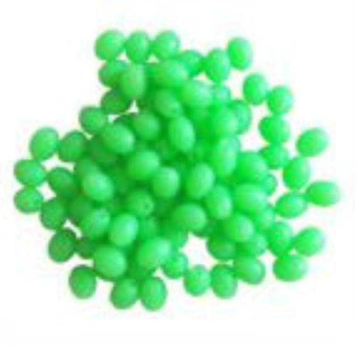 (Equipo De Pesca) Cuentas Luminosas Para Bloquear Frijoles 100Pcs 3*4 - Imagen 2