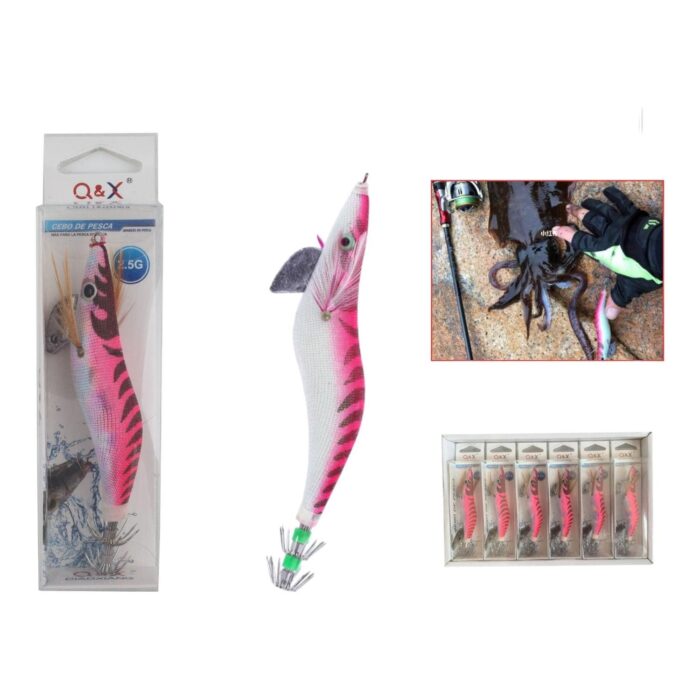 Cebo Madera Camar¨®n Cl¨¢sico Rosa Rojo 2.5G - Imagen 1