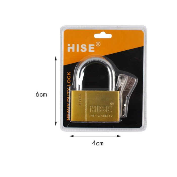 62704599 Candado dorado de doble burbuja 40# para alta seguridad - Imagen 2