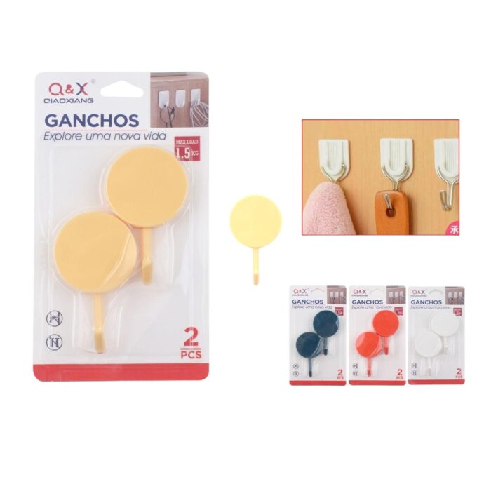 M-10953-N Gancho Pl¨¢stico Redondo (Tama?o Grande) X2 - Imagen 1