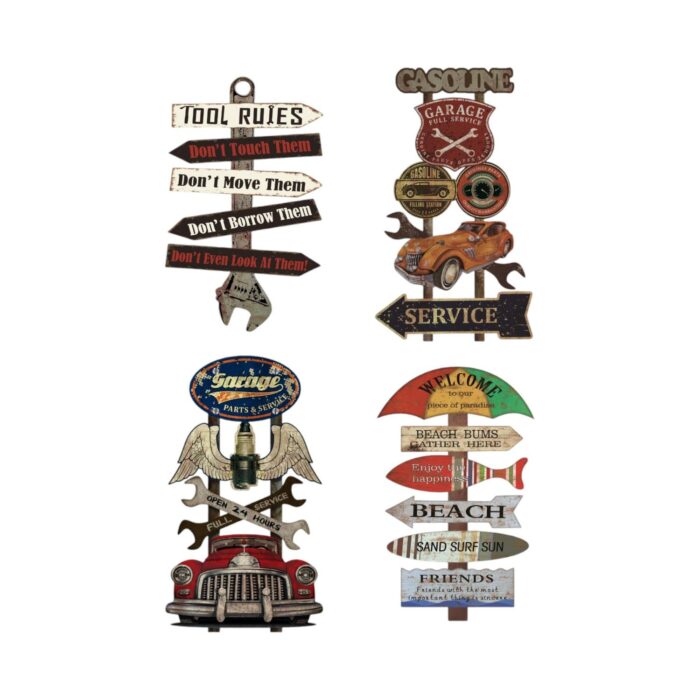 Cuadro de hojalata artístico con diseño moderno (mezcla de modelos 421, 422, 423, 424, 425) - Imagen 1