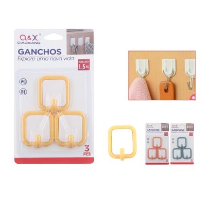 M-00417-Ns-8006 Gancho De Almacenamiento De Color Cuadrado