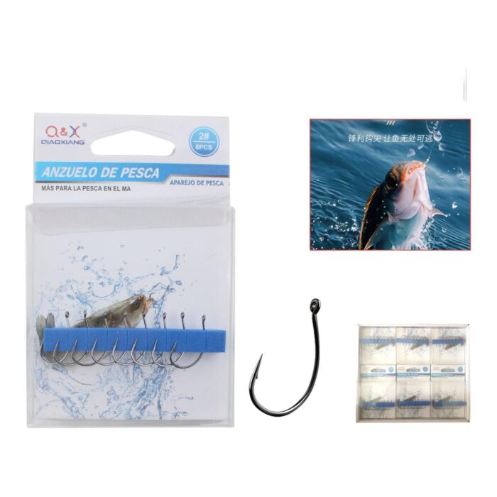 62352895 Gancho De P¨²as Luya 1# 8Pz - Imagen 1