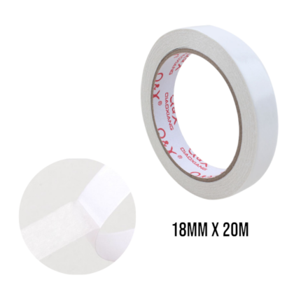 Cinta adhesiva de doble cara 1.8cm x 20m