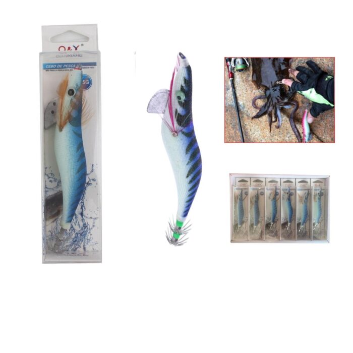 Cebo Madera Camaron Cl¨¢sico Morado 3.5G - Imagen 1