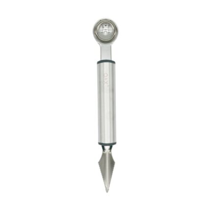 TXM29-113 Cuchara y cuchillo para frutas con mango ovalado 20.6X3CM