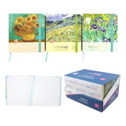 Cuaderno con Tapa Diseño Paisajismo Oleo 12x13cm