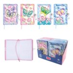 Libreta Mariposa con Candado B6 (12.5x17.6)cm