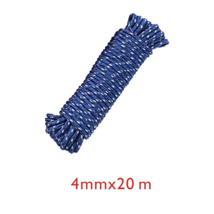 62340668 Cuerda de colgar ropa PE 4MM*20M con gancho azul modelo 54090 - Imagen 3