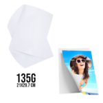 Papel Fotográfico Adhesivo De Alto Brillo De 135 G, Bolsa De Color, A4 20 Hojas