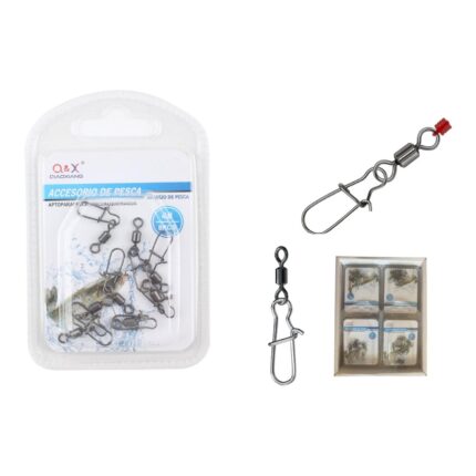 (Accesorios Para Artes De Pesca) American + Pin Mejorado 4# 8Pcs
