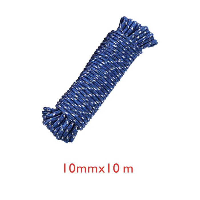 Cuerda de colgar ropa PE 10MM*10M con gancho azul modelo 87300 - Imagen 3