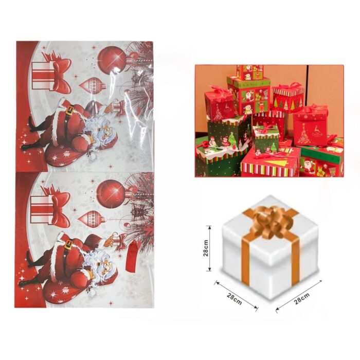 5071 Caja Regalo Pap¨¢ Noel Grande - Imagen 1