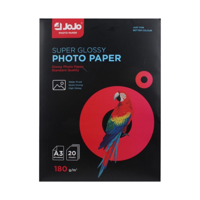 62344443 Papel Fotográfico Brillante De Una Cara De 180 G, Caja De Color, Caracteres Jojo A3, 20 Hojas - Imagen 2