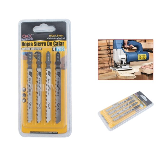 62956186 Hojas Sierras De Calar 4 Pcs 100X7,5Mm T101B - Imagen 1