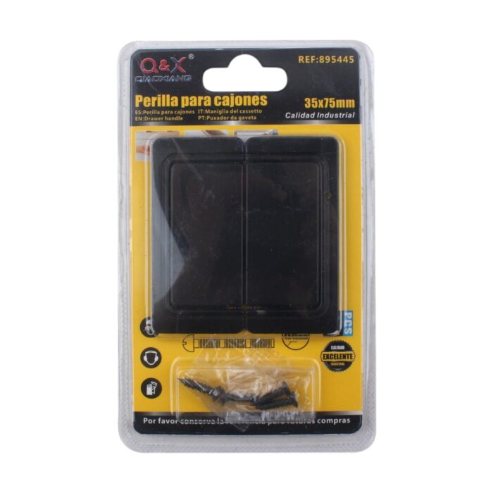 62703858 Cierre de Aleacion de Aluminio Negro C-1 - Imagen 1