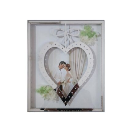 Marco de fotos vertical 26*31CM (luz monocromática con conector USB)