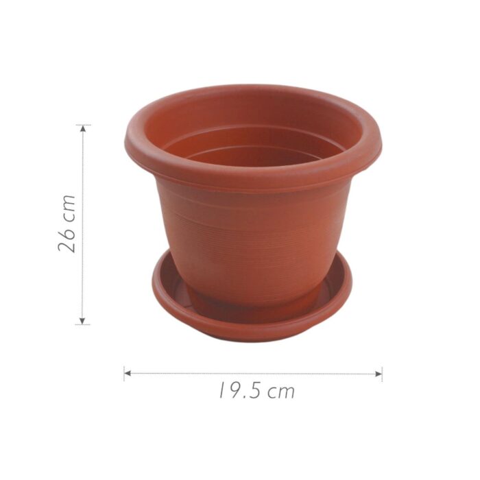 205016b0-2b11-42fc-9bea-95812b0221c8.jpg Maceta plastico 26 x 19.5 cm - Imagen 2