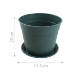 Maceta plastico 20 x 17.5 cm - Imagen 2