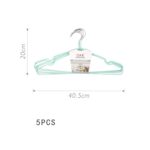 Perchas Con Recubrimiento Plástico Para Tirantes 40G/5 Pcs 40.5X20 - Imagen 3