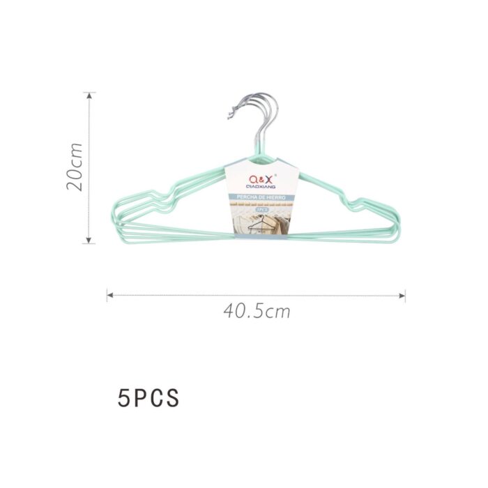 62703272 Perchas Con Recubrimiento Plástico Para Tirantes 40G/5 Pcs 40.5X20 - Imagen 3