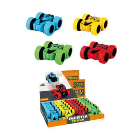 888111-3S Coche De Doble Cara Con Ruedas Para Acrobacias Inerciales (24 Piezas)