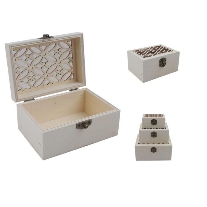 62331063 Set de tres piezas de caja de madera 30215 - Imagen 1