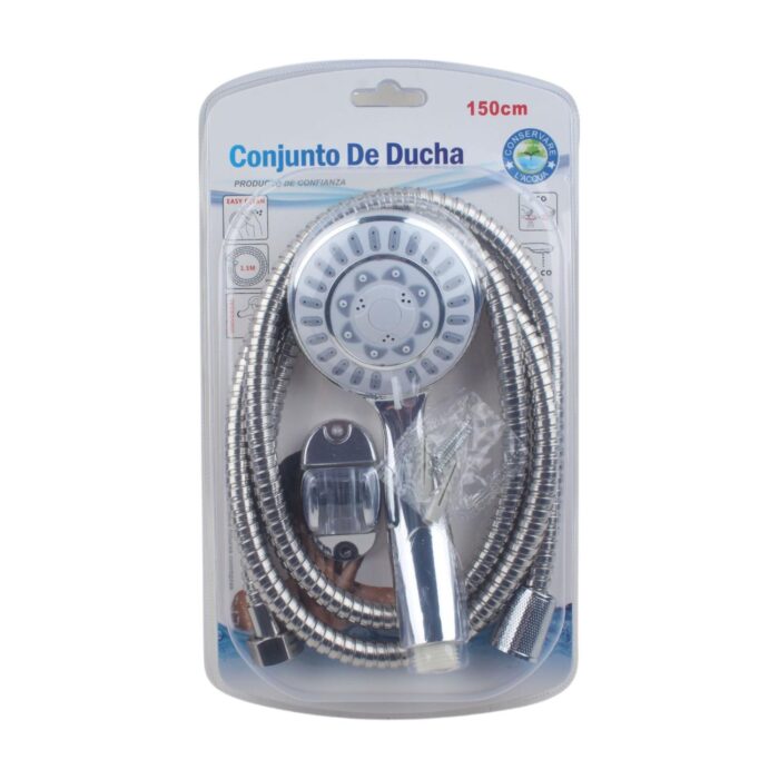 62703373 Juego de rociador de ducha con tubería de agua de 1,5 m - Imagen 1