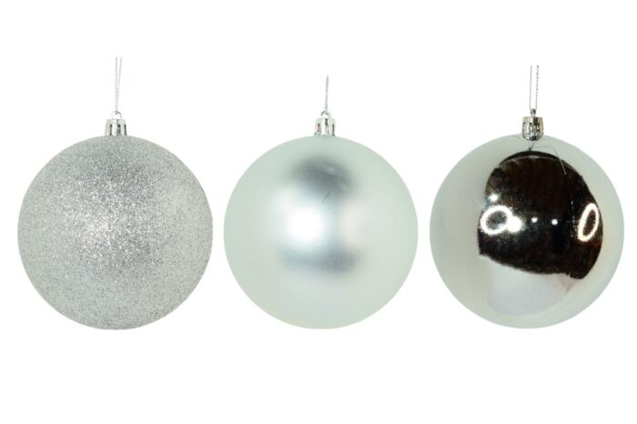 61674260 Bolas de Navidad 4cm 12/u 3 diseños - Imagen 5