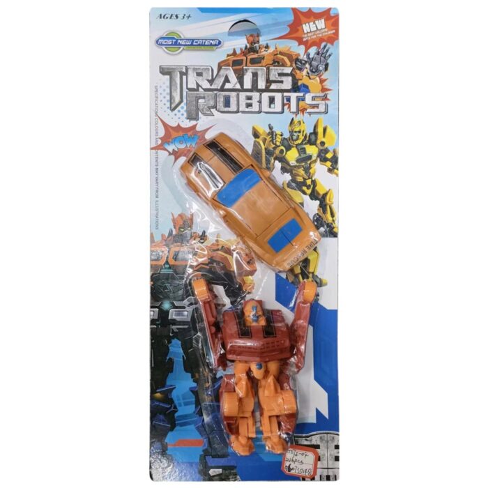 62956111 Transformers Robot Auto Amarillo Ni?os 3+ - Imagen 1