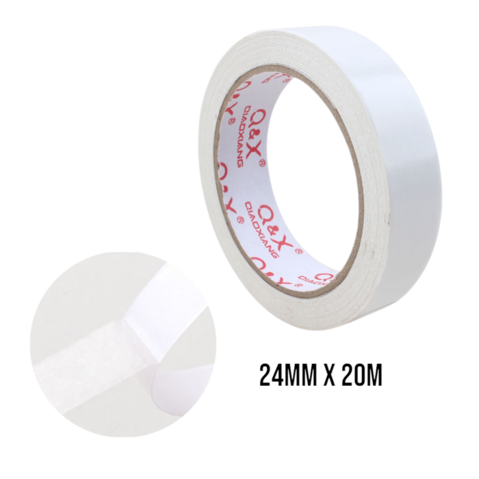 Cinta adhesiva de doble cara 2.4cm x 20m - Imagen 1