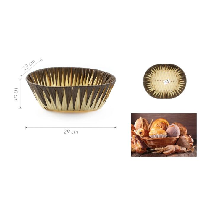 62340367 Cesta de mimbre para pan 29 x 23 x 10 cm - Imagen 2