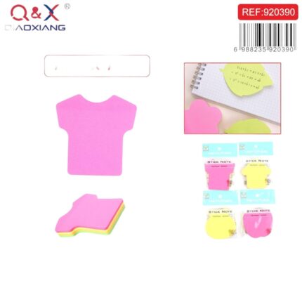 Nota Post-It 3*3 N¨²cleo Color Fluorescente Forma Especial
