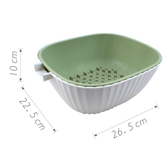 62704400 Lavaplatos compacto con desagüe integrado – 26.5 x 22.5 x 10 cm - Imagen 2