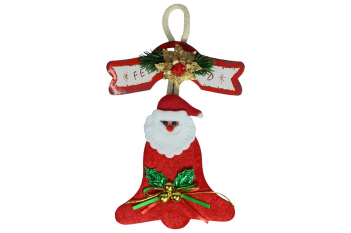 62955880 Adorno Navideño Para Puerta Pascuero En Forma De Campana - Imagen 1