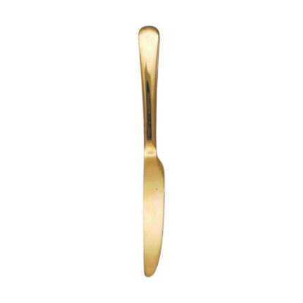 Cuchillo para frutas con mango redondo de oro rosa 2PCS