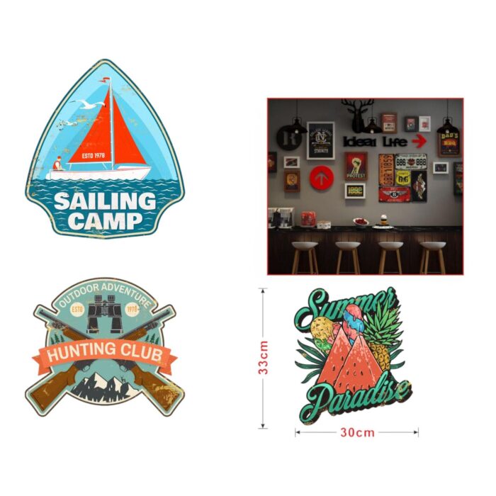 62338754 Cuadro de hojalata 3D con diseño exclusivo (mezcla de modelos 352, 348, 351) - Imagen 3