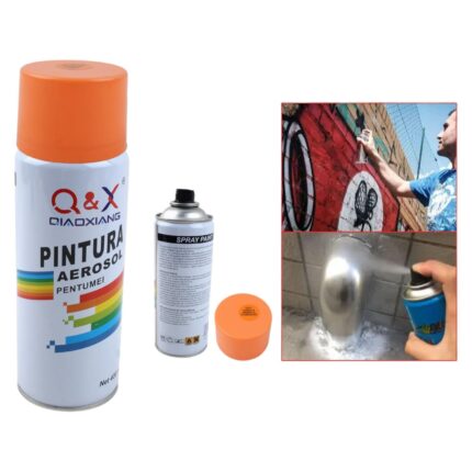 Pintura en aerosol manual 280g naranja fluorescente 1011#
