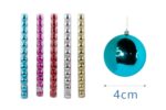 Bolas de Navidad 4cm 12/u