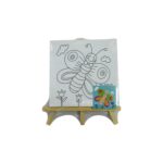 lienzo con diseño para pintar 15X15Cm + Caballete - Imagen 5
