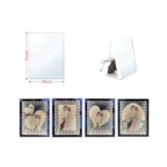 Espejo mágico 3D, marco de fotos vertical 26*31CM (luz monocromática con conector USB) - Imagen 2