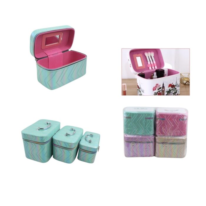 Juego De Neceseres De Tres Piezas 8014-3 (Serie De Fantas¨ªa Monocrom¨¢tica De Sarga) - Imagen 1