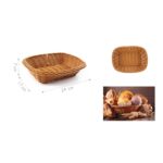 Cesta de mimbre para pan 24 x 17 x 7 cm - Imagen 2