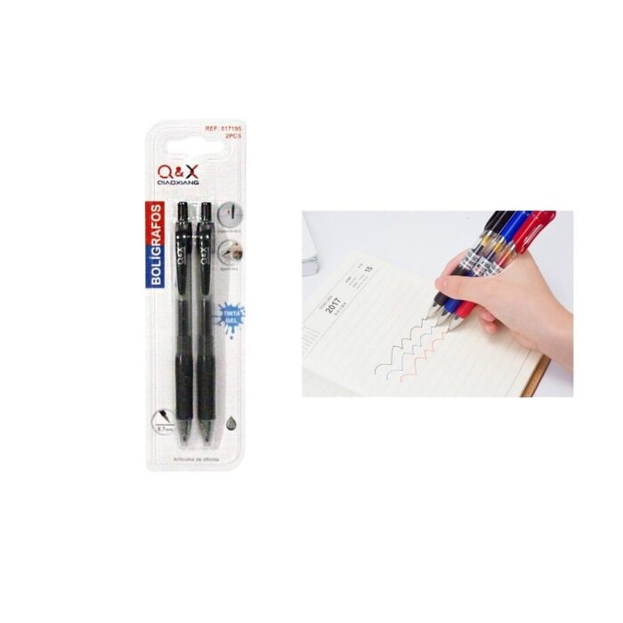 62333980 2505-2 Bol¨ªgrafo De Gel Totalmente Absorbente Negro 2Uds - Imagen 1