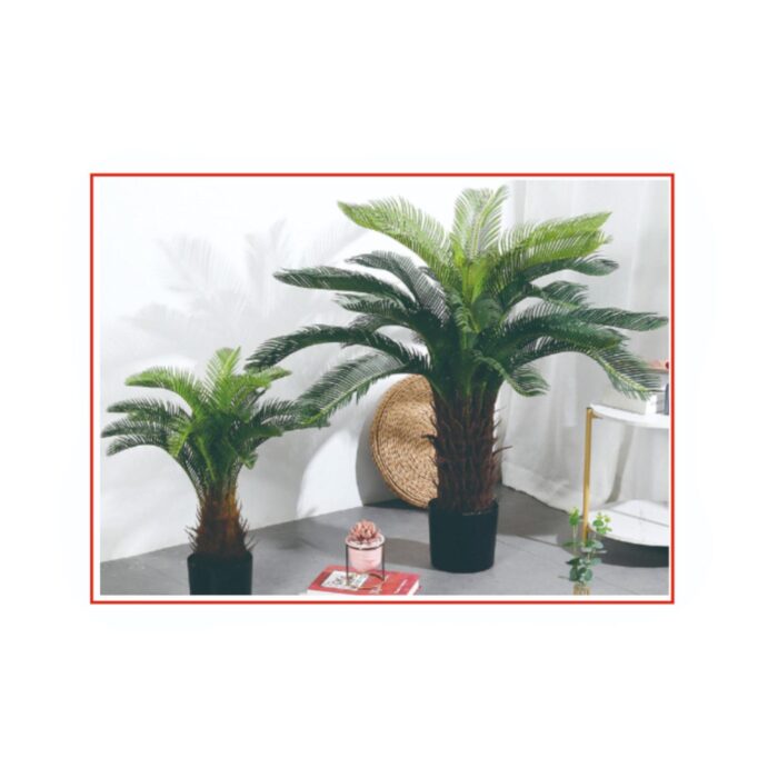 Cícada Unipolar De 90Cm (Sin Chasis) Plantas Verdes Simuladas - Imagen 2